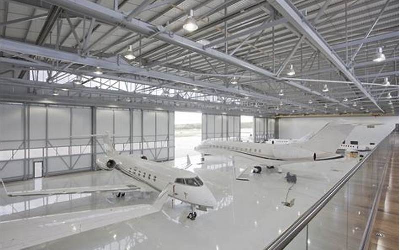 Private Jet Hangar Interior