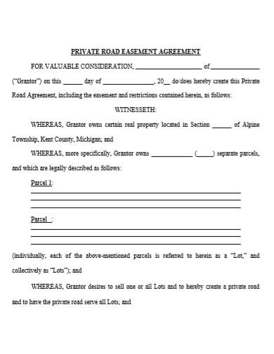 Private Contract Template