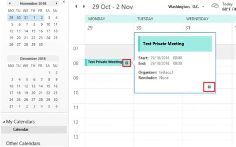 Private In Outlook Calendar