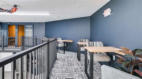 Private networking event space