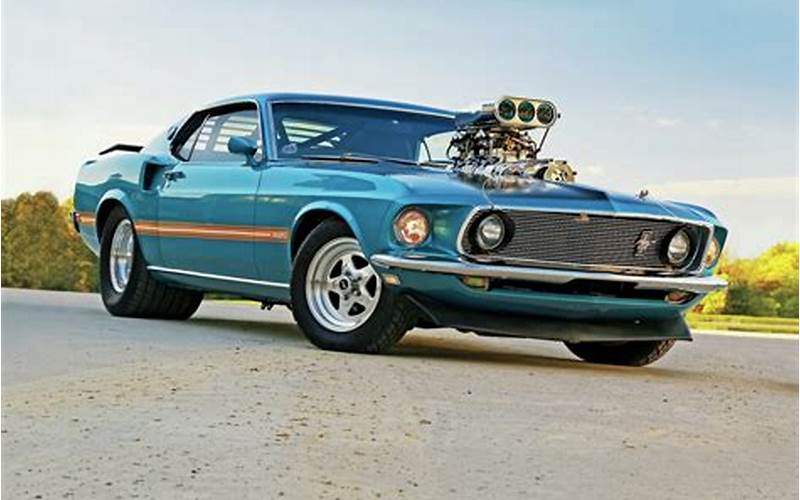 Pro Street Ford Mustang Engine