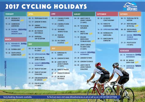 Pro Cycling Calendar