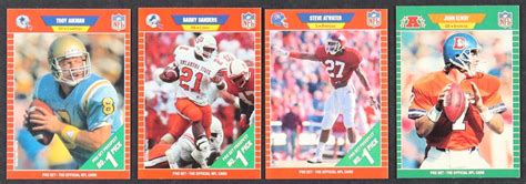 Pro Set Football 1989