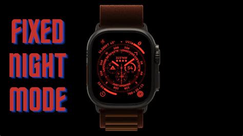 Pro Tips to Fix Night Mode Not Working on Apple Watch Ultra
