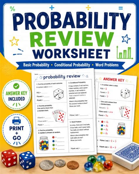 Probability Review Worksheet