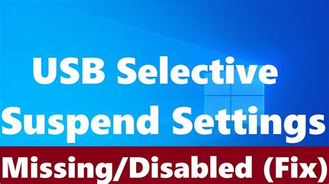 Problems Associated With USB Selective Suspend