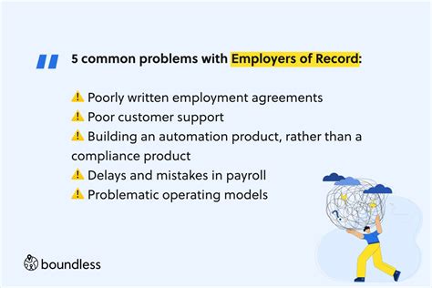Problems Originating from Your Employer