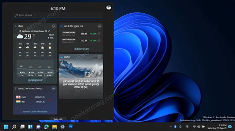Procedure to Change Widgets Language in Windows 11