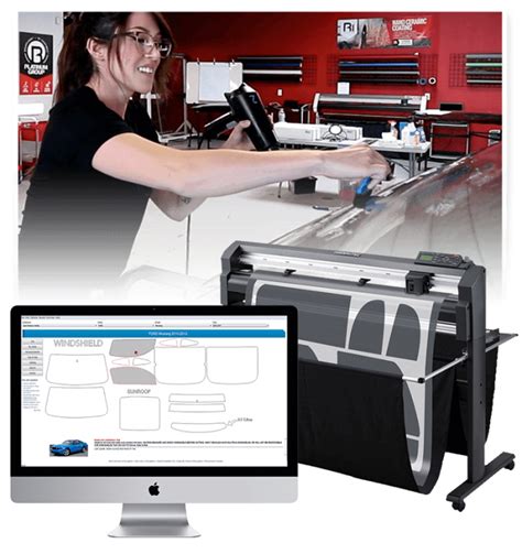Process of Computer Cut Window Tint Installation