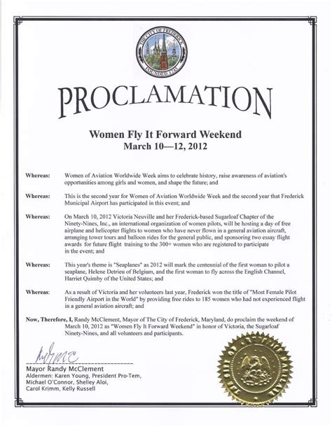 Proclamation Template Honoring Someone