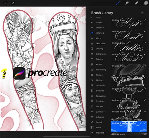 Procreate Brushes Tattoo