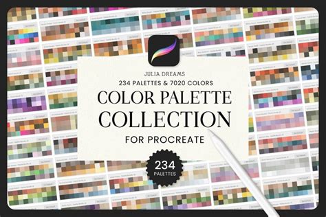 Download Procreate Color Palette Collection - 190  SVG File for DIY Machine Commercial Use For Crafts