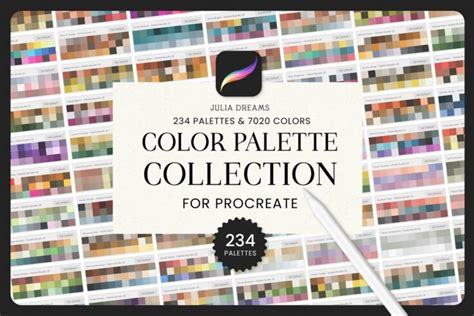 Download Procreate Color Palette Collection - 190  SVG File for DIY Machine Commercial Use for Cricut