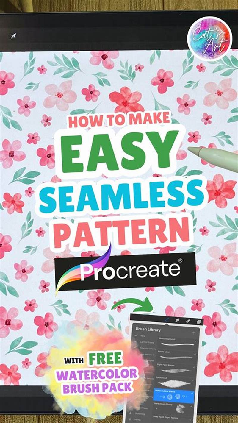 Procreate Seamless Pattern Tutorial