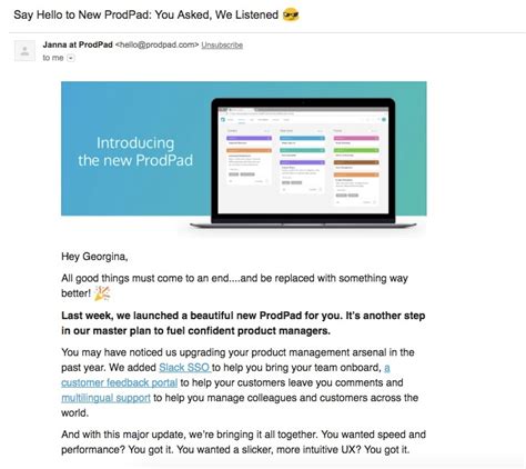 Product Launch Email Template