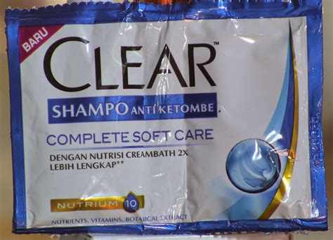 Produk alternatif untuk shampoo clear