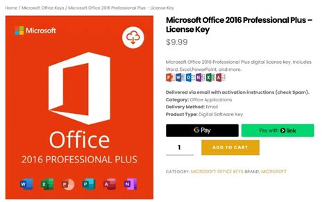 Produk Key Office 2016 Gratis
