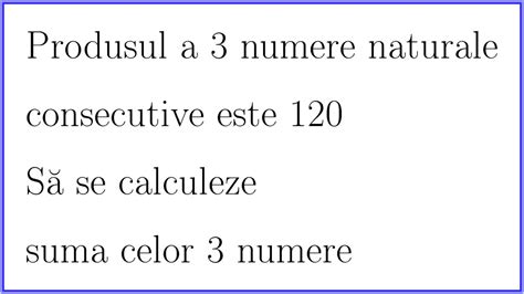 Produsul A 3 Numere Consecutive