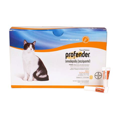 Profender Spot On Dewormer for Cats 0.5kg 2.5kg GameLab Shop