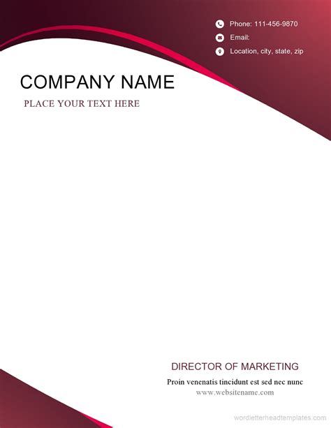2022 Business Letterhead Templates Fillable, Printable PDF & Forms