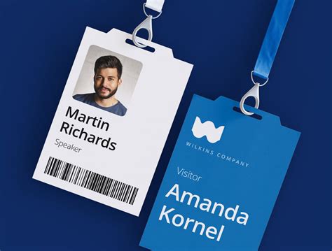 Professional Name Badge Template