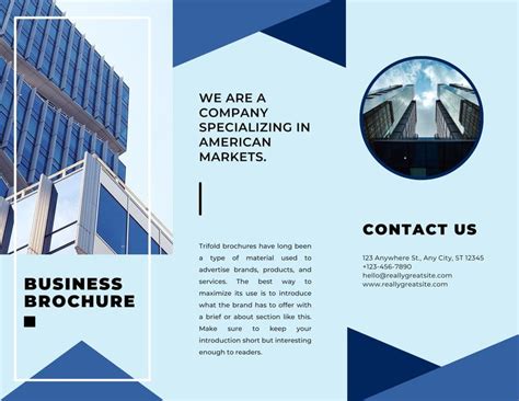Excellent Professional Corporate TriFold Brochure Template 001213