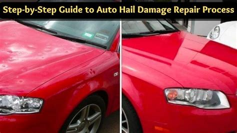 Professional hail repair process