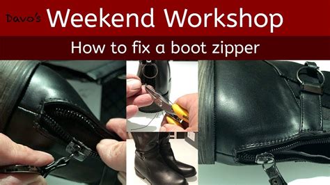Professional help zipper repair boot