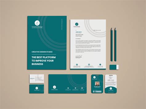 50 Professional Corporate Branding / Stationery Templates Design Amd