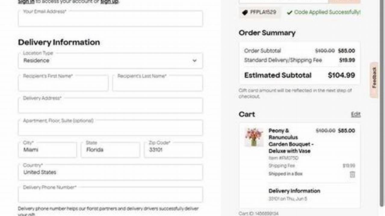 Proflowers Promo Code 2025