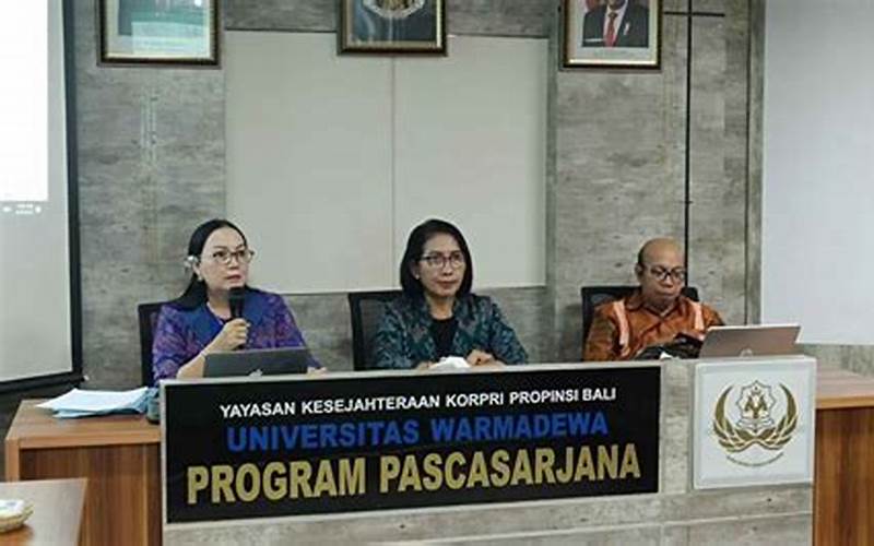 Program Studi Universitas Warmadewa