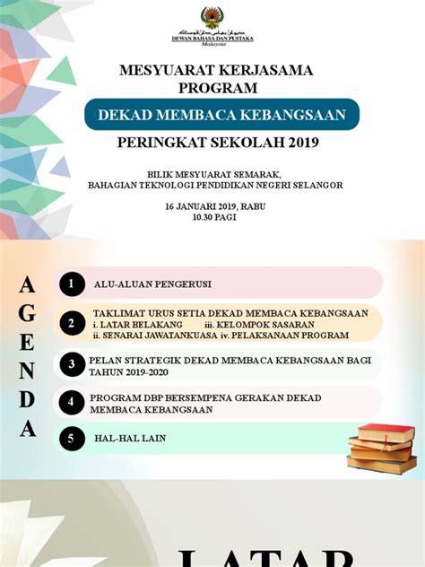 Permatakan Kemahiran Membaca Anda dengan Program Dekad Membaca 2019