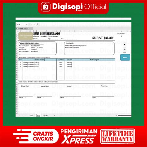 Program Surat Jalan Gratis