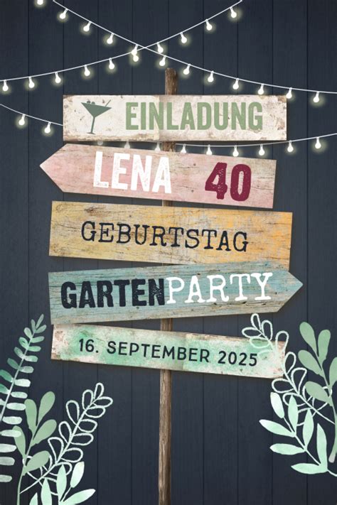 Programm 40 Geburtstag