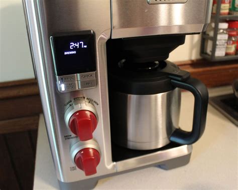 Programmed brewing in the Wolf Coffee Maker