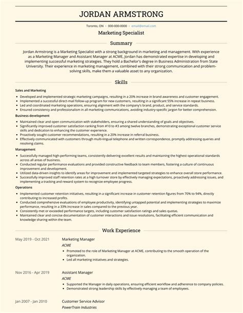 Programming Hybrid Resume Template