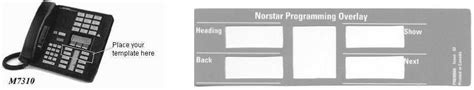 Programming Nortel Phone