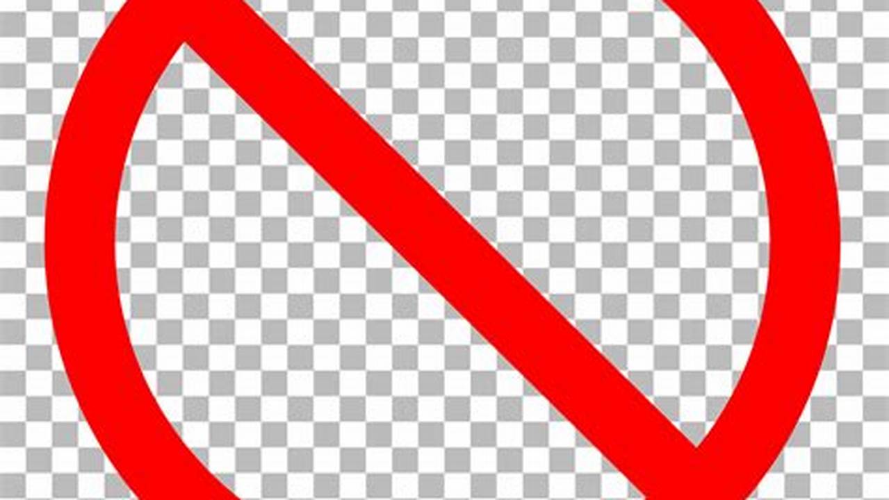 Prohibition Or Restriction, Free SVG Cut Files