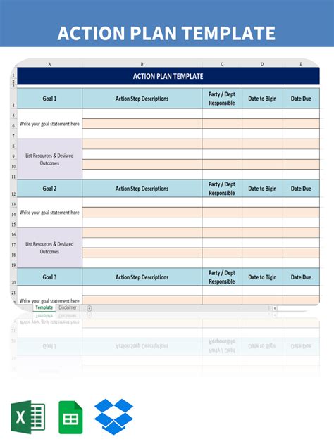 Project Action Plan Template 17+ Free Word, Excel, PDF Format
