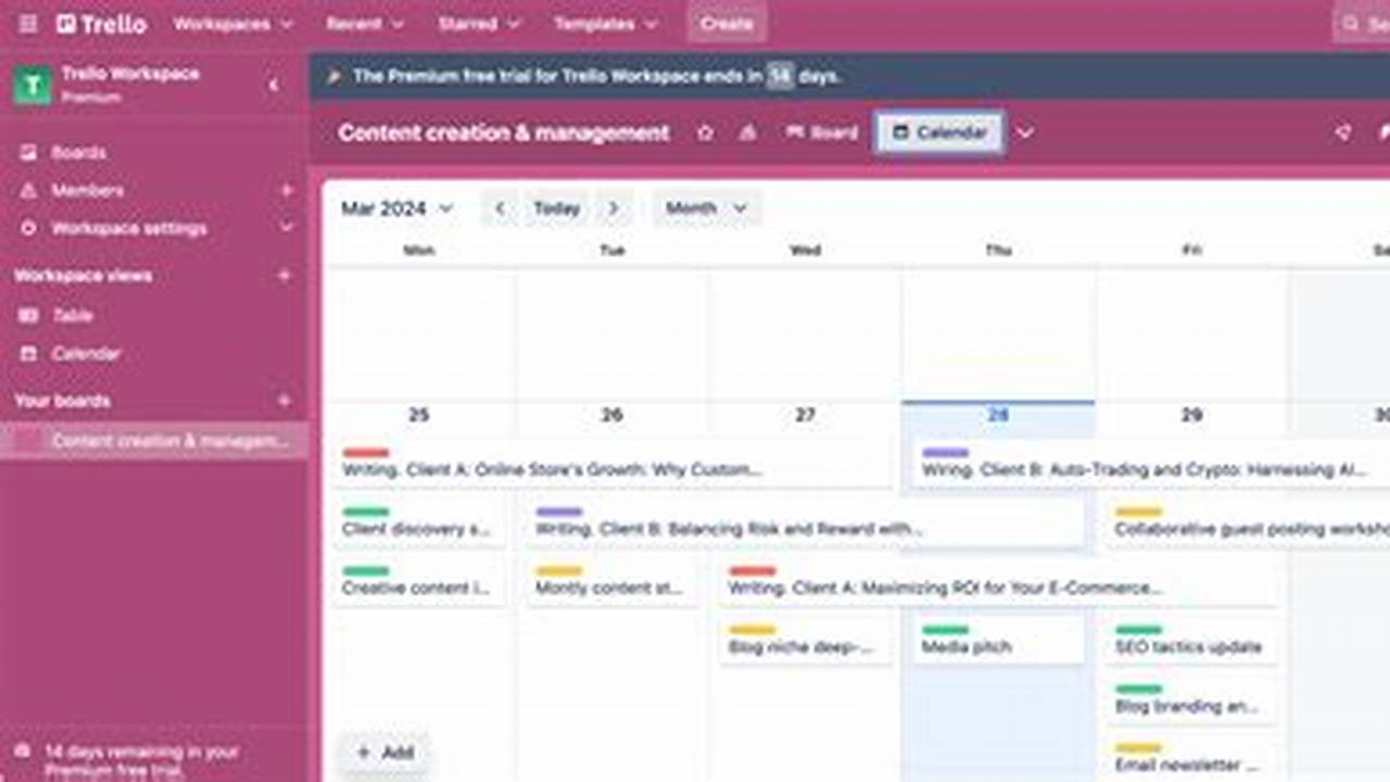 Project Calendar App