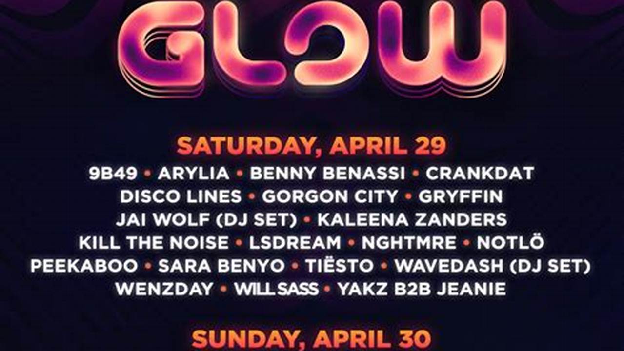 Project Glow Lineup 2025