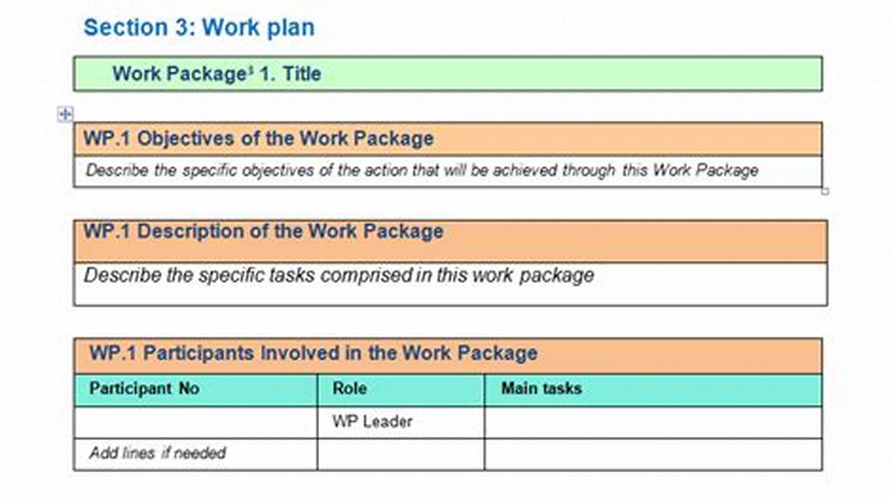 Unveil the Secrets: Master Project Management with Work Package Templates