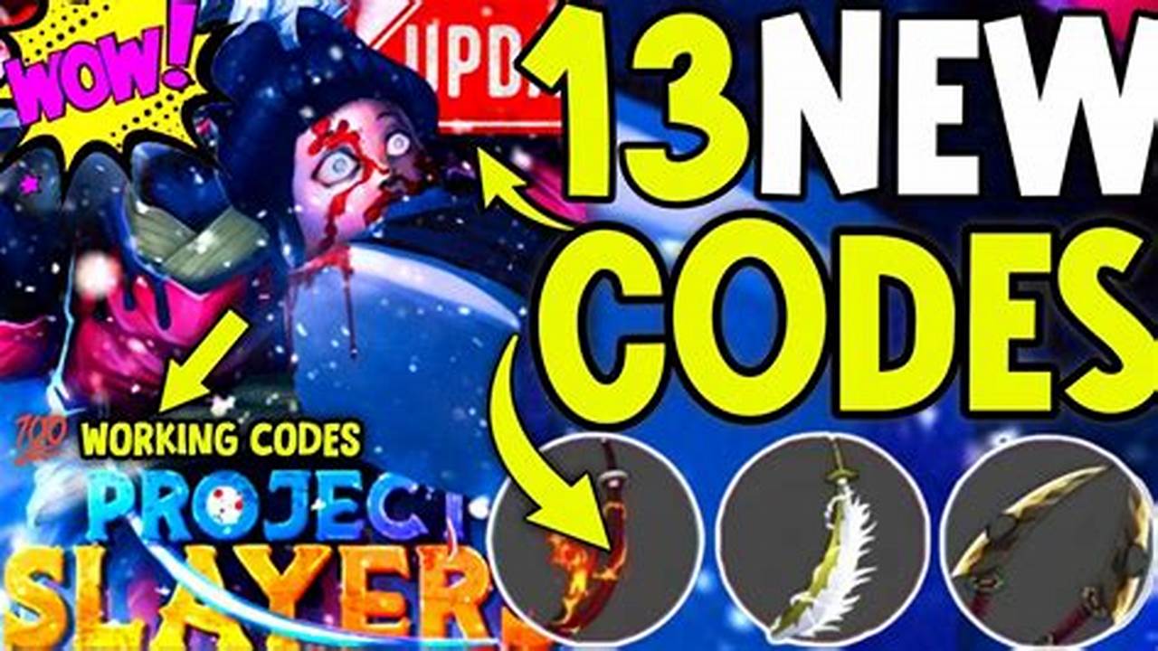 Project Slayer Working Codes 2024
