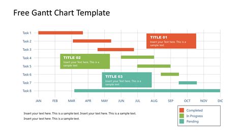 Project Gantt Chart PowerPoint Template SlideModel