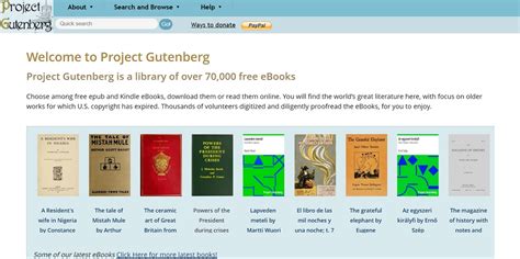 Project Gutenberg and Internet Archive