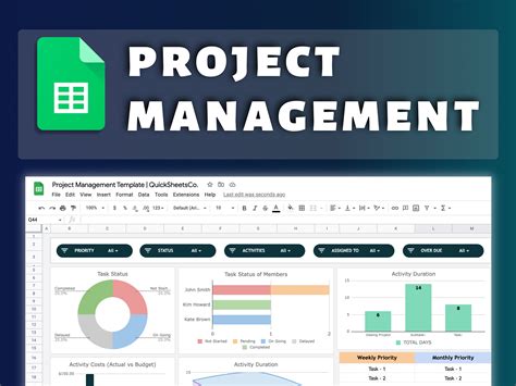 Free Project Management Template Google Sheets Thewilcoxgroup with
