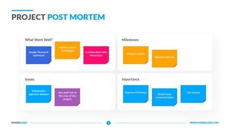 Project Post Mortem PowerPoint Template