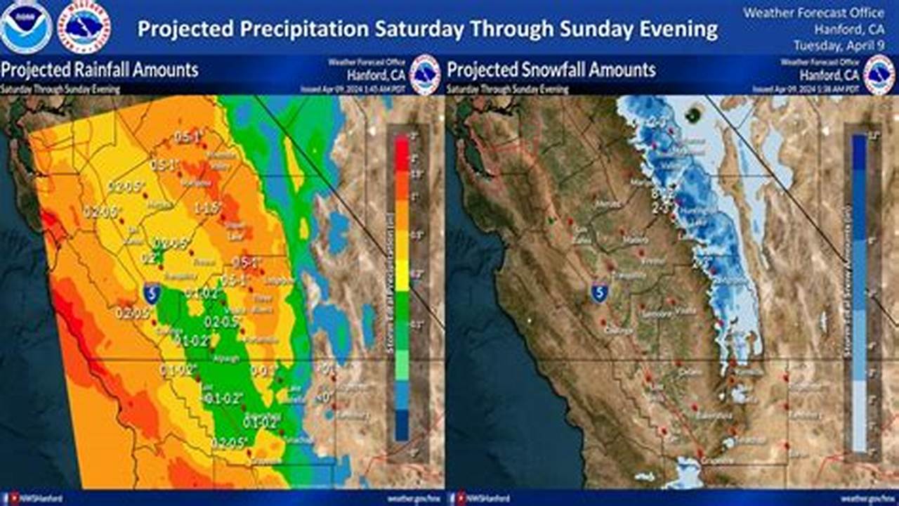 Projected Weather For April 2024