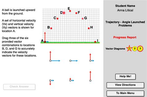 Projectiles Launched At An Angle Worksheet Answers