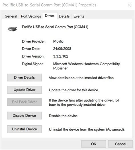 Prolific USB To Serial Code 10 Windows 10  - Electronics Blog